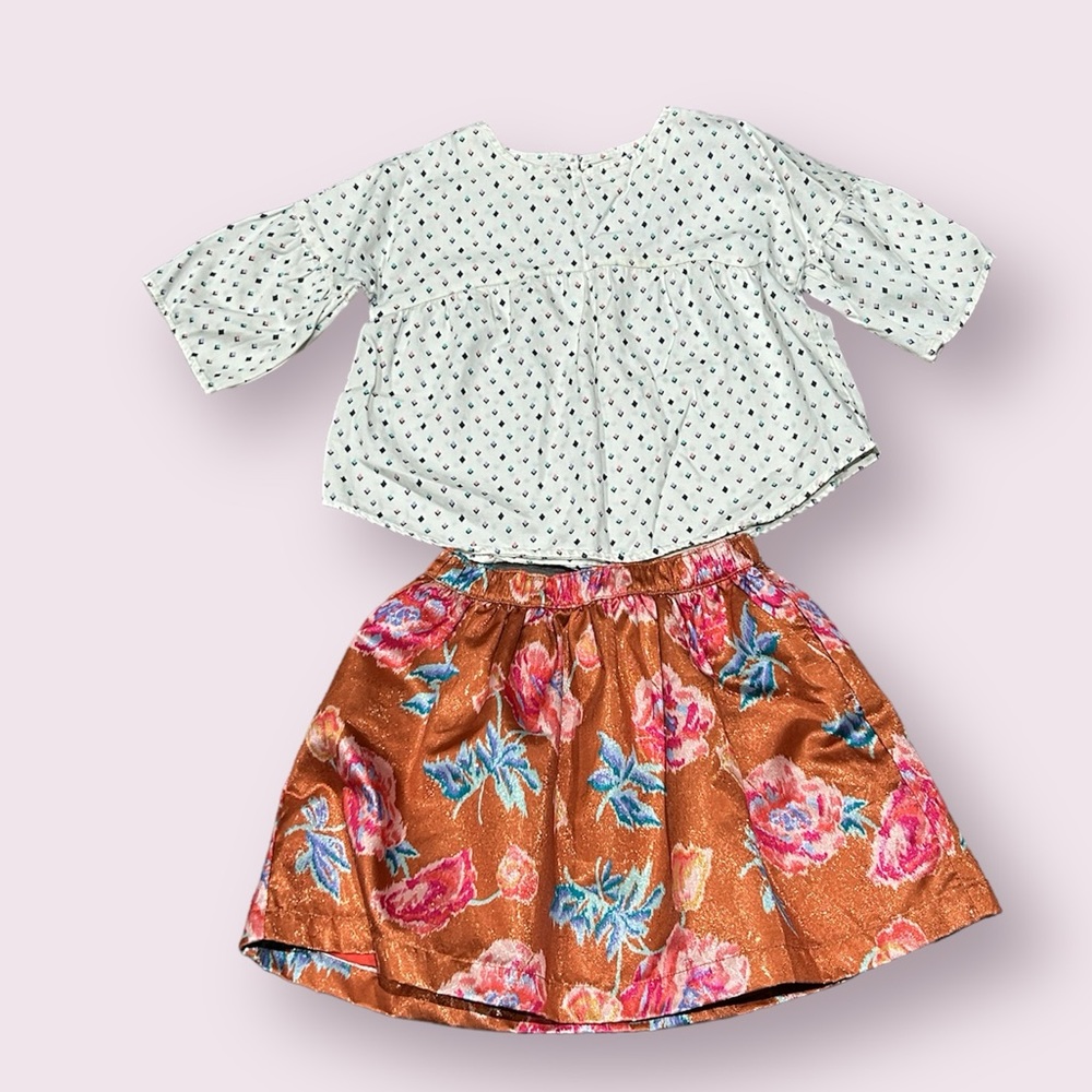 Gymboree top and skirt size 5-6